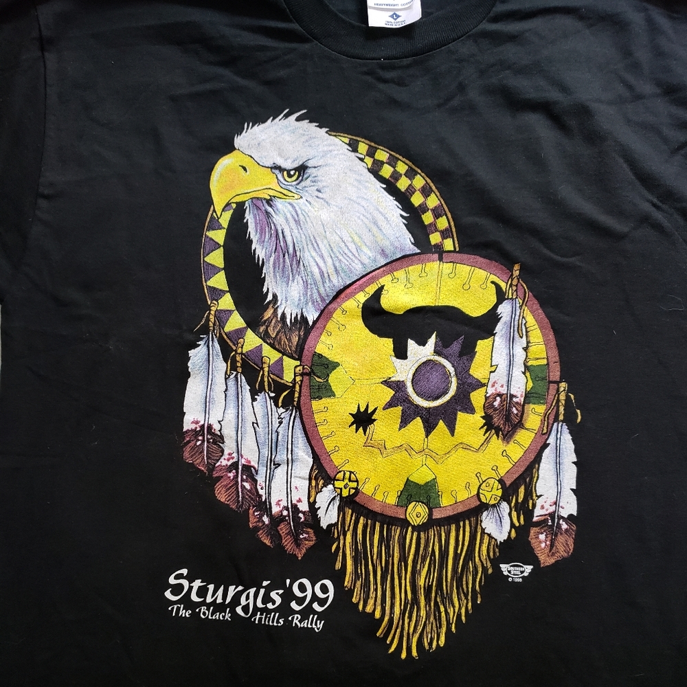 Vintage Sturgis Ralley Harley Davidson L T shirt
